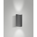 Luminaire mural d’extérieur HELI IP54, gris foncé