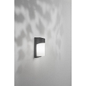 Fabas Luce Luminaire mural d’extérieur GLUCK E27 IP54, gris foncé