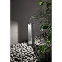 Fabas Luce Borne d'éclairage NAGI IP65, gris foncé