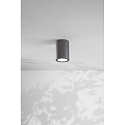Fabas Luce Plafonnier extérieur MANU E27 IP54, gris foncé