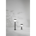 Fabas Luce Borne d'éclairage THIAGO 60 E27 IP65, gris foncé