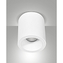 Luminaire de surface GUAMO rond GU10 IP20, blanche gradable