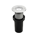 Fabas Luce Projecteur encastr� IRVING 2 / � 116MM rond, passable, commutable IP67, acier inoxydable 