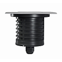 Fabas Luce Projecteur encastr� WAKO 2 / 116X116MM carr�, passable, commutable IP67, acier inoxydable 