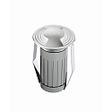 floor recessed luminaire ABILENE 2 / � 70MM 2-fold, round, passable, switchable IP67, chrome matt, stainless steel 