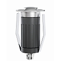 Fabas Luce floor recessed luminaire ABILENE 2 / � 70MM 2-fold, round, passable, switchable IP67, chrome matt, stainless steel 