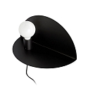 Luminaire mural NIT E27 IP20, noir mat