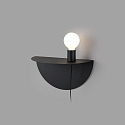 Faro Luminaire mural NIT E27 IP20, noir mat