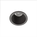 Plafonnier encastr� FOX LED IP20, noir mat