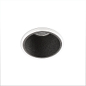 Plafonnier encastr� FOX LED IP20, noir mat