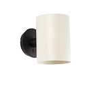 Luminaire mural GUADALUPE E27 IP20, beige, noir mat 