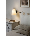 Faro Luminaire mural LUPE E27 IP20, beige, noir 