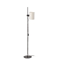 Lampadaire GUADALUPE E27 IP20, beige, noir mat 