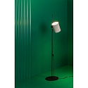 Lampadaire GUADALUPE E27 IP20, beige, noir mat 
