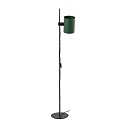 Lampadaire GUADALUPE E27 IP20, vert, noir mat 