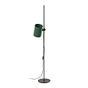 Faro Lampadaire GUADALUPE E27 IP20, vert, noir mat 
