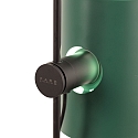 Faro Lampadaire GUADALUPE E27 IP20, vert, noir mat 
