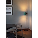 Faro Lampadaire GUADALUPE E27 IP20, vert, noir mat 