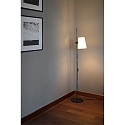 Faro Lampadaire LUPE E27 IP20, beige, noir mat 