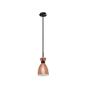 Luminaire à suspension RETRO E14 IP20, cuivre, mat 