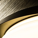 Applique et plafonnier TENDER LED IP20, noir mat 