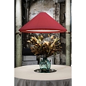 Faro pendant luminaire SAIGON IN 4 flames E27 IP20, black matt, chestnut brown 