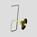 Faro wall luminaire WHIZZ E27 IP20, gold, black 