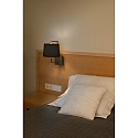 Faro Luminaire mural FRAME E27 IP20, noir, or antique 