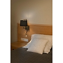 Faro Luminaire mural FRAME E27 IP20, noir, or antique 