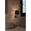 Luminaire mural SAVOY E27 IP20, noir mat 