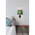 Faro Luminaire mural SAVOY E27 IP20, vert, noir 