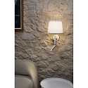 Faro Luminaire mural SAVOY E27 IP20, blanche 
