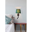 Faro Luminaire mural SAVOY E27 IP20, vert, noir 