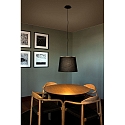 Faro Luminaire à suspension SAVOY E27 IP20, noir 