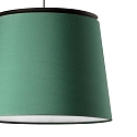 Faro Luminaire à suspension SAVOY E27 IP20, vert, noir 