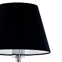 Faro Luminaire mural ETERNA E27 IP20, chrome, noir 