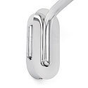 Luminaire mural ETERNA E27 IP20, chrome, blanche 