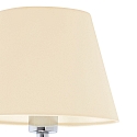 Faro Luminaire mural ETERNA E27 IP20, beige, chrome 