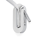Luminaire mural ETERNA E27 IP20, chrome, blanche 