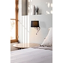 Faro Luminaire mural MONTREAL E27 IP20, chrome, noir 