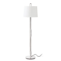 Lampadaire MONTREAL E27 IP20, beige, chrome 