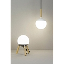Faro Luminaire à suspension MINE E27 IP20, blanc mat 