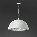 Faro Luminaire à suspension MAGMA E27 IP20, gris, blanc mat 