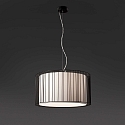 Faro Luminaire à suspension LINDA E27 IP20, beige, noir mat 