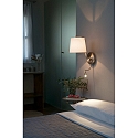 Faro Luminaire mural BERNI E27 IP20, nickel satiné 