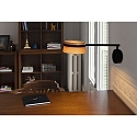 Faro Luminaire mural LOOP LED IP20, noir mat 