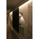 Faro Luminaire mural STOOD E27 IP20, noir mat 