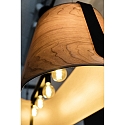 Faro Luminaire à suspension STOOD 5 flammes E27 IP20, noir mat 