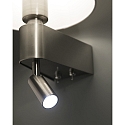 Faro Luminaire mural ROOM E27 IP20, nickel satiné, blanche 