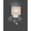 Faro Luminaire mural VESPER E14 IP20, blanc mat 